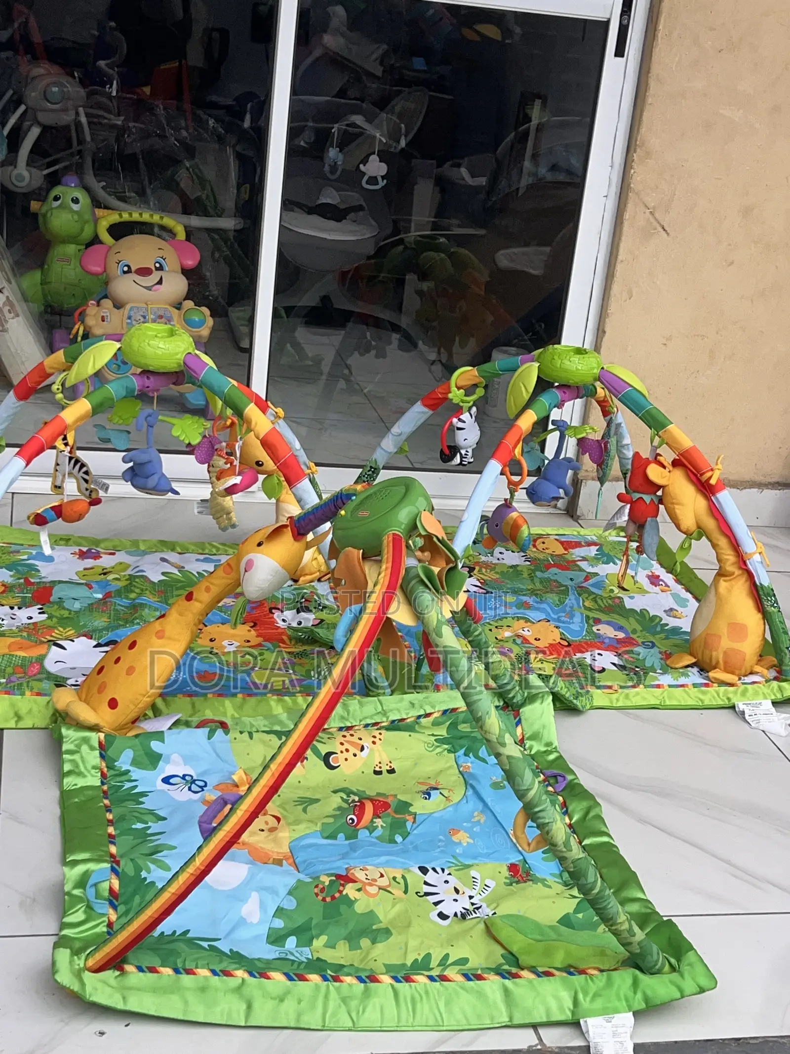 Baby Play Mat / Activity Gym With Rattles and Toys