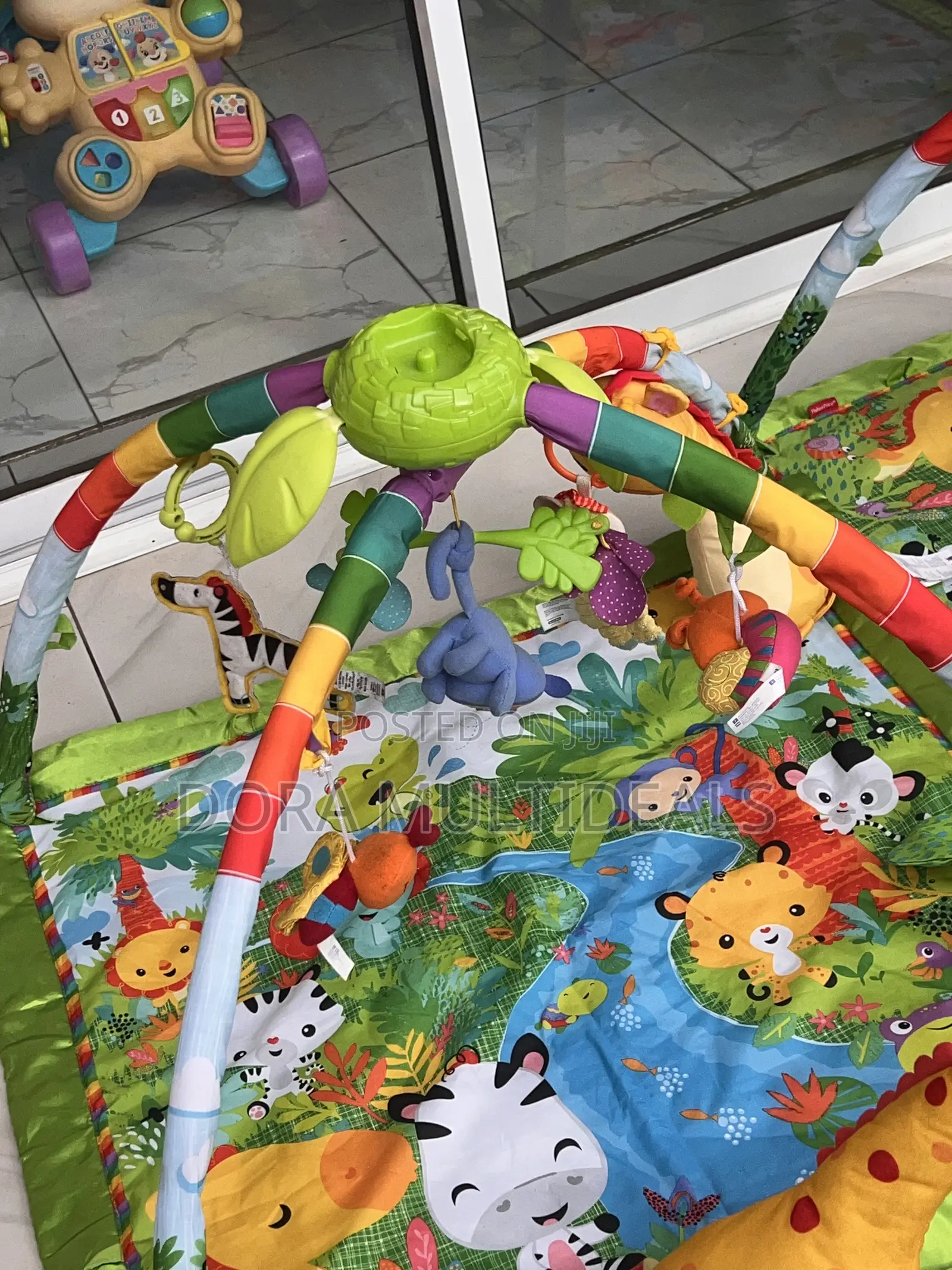 Baby Play Mat / Activity Gym With Rattles and Toys