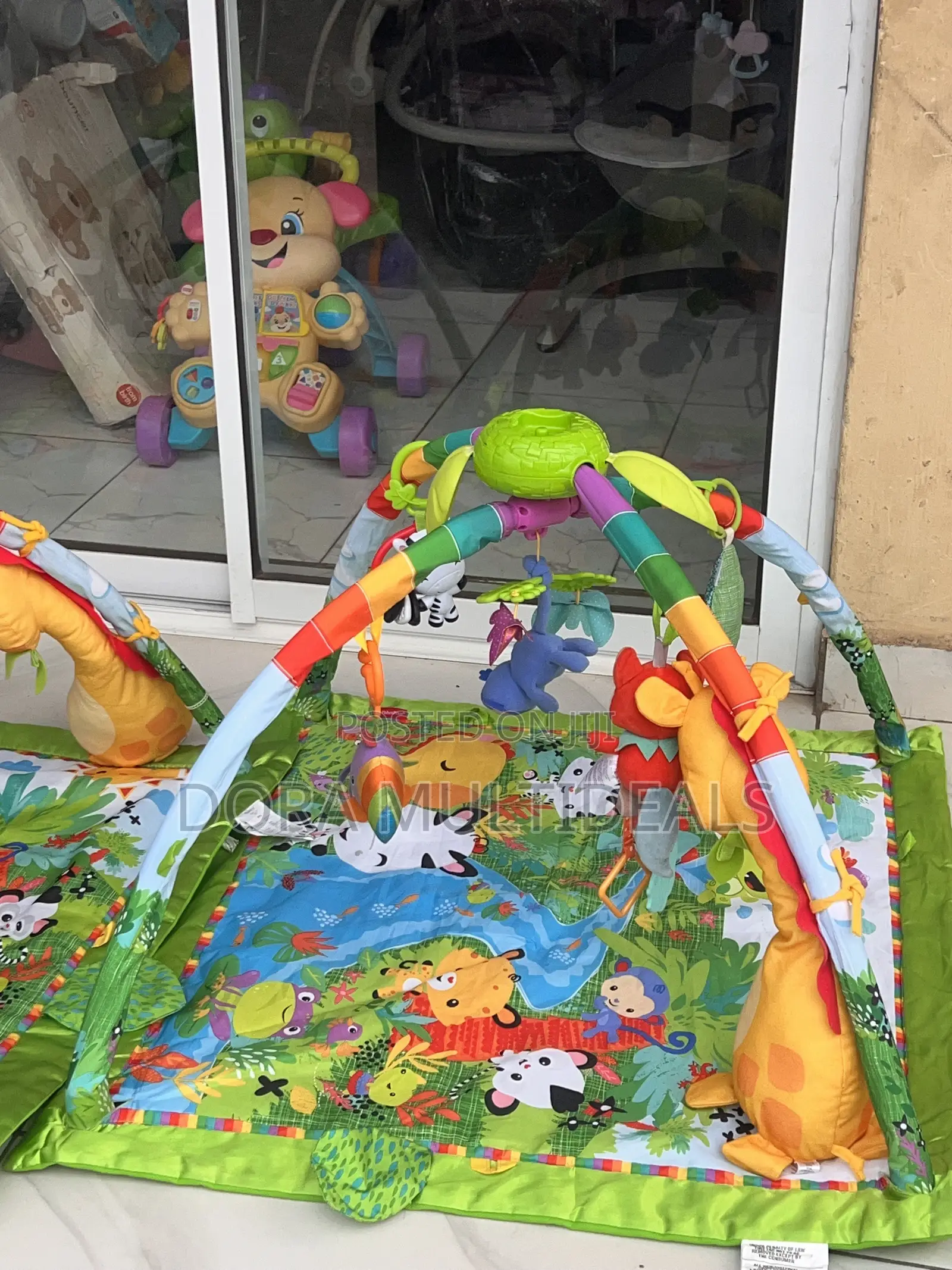 Baby Play Mat / Activity Gym With Rattles and Toys