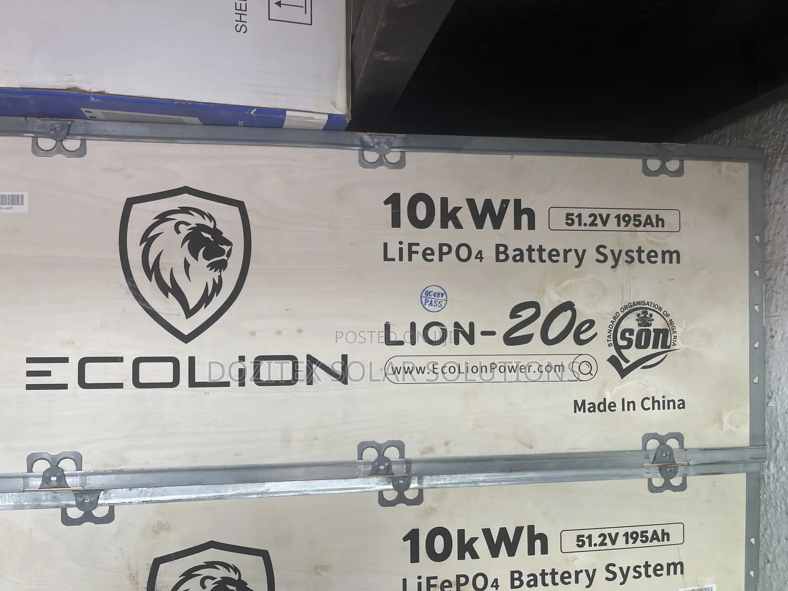Ecolion Lithium Battery 10kw/48v