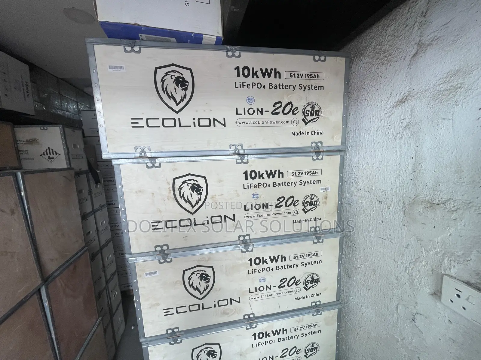 Ecolion Lithium Battery 10kw/48v