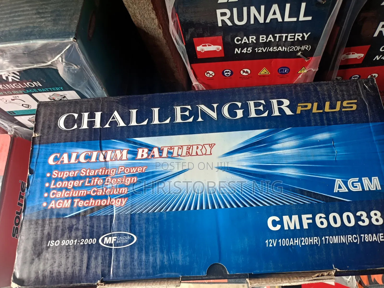 Solite and Challenger Battery