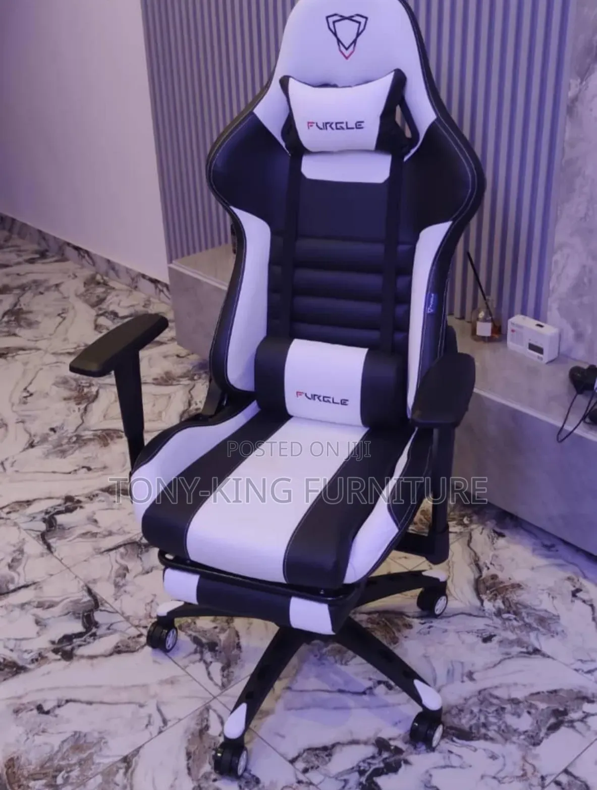 Adjustable Furgle Gaming Chair a High-Back Design With Lumber Support