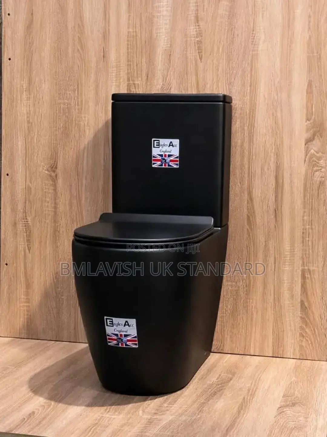 UK England Black Toilet Seat