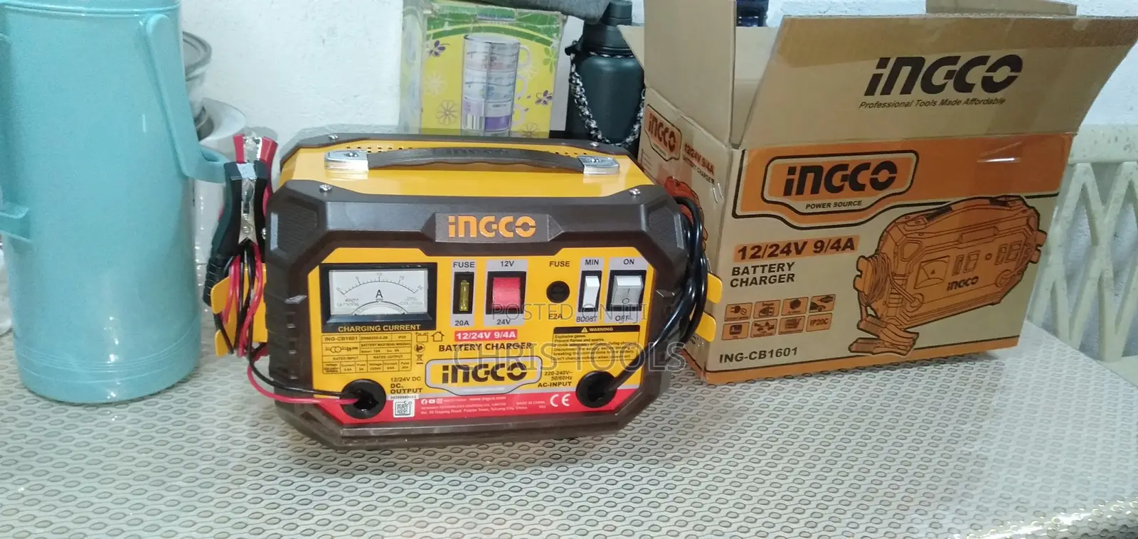 Ingco 12/24v Battery Charger