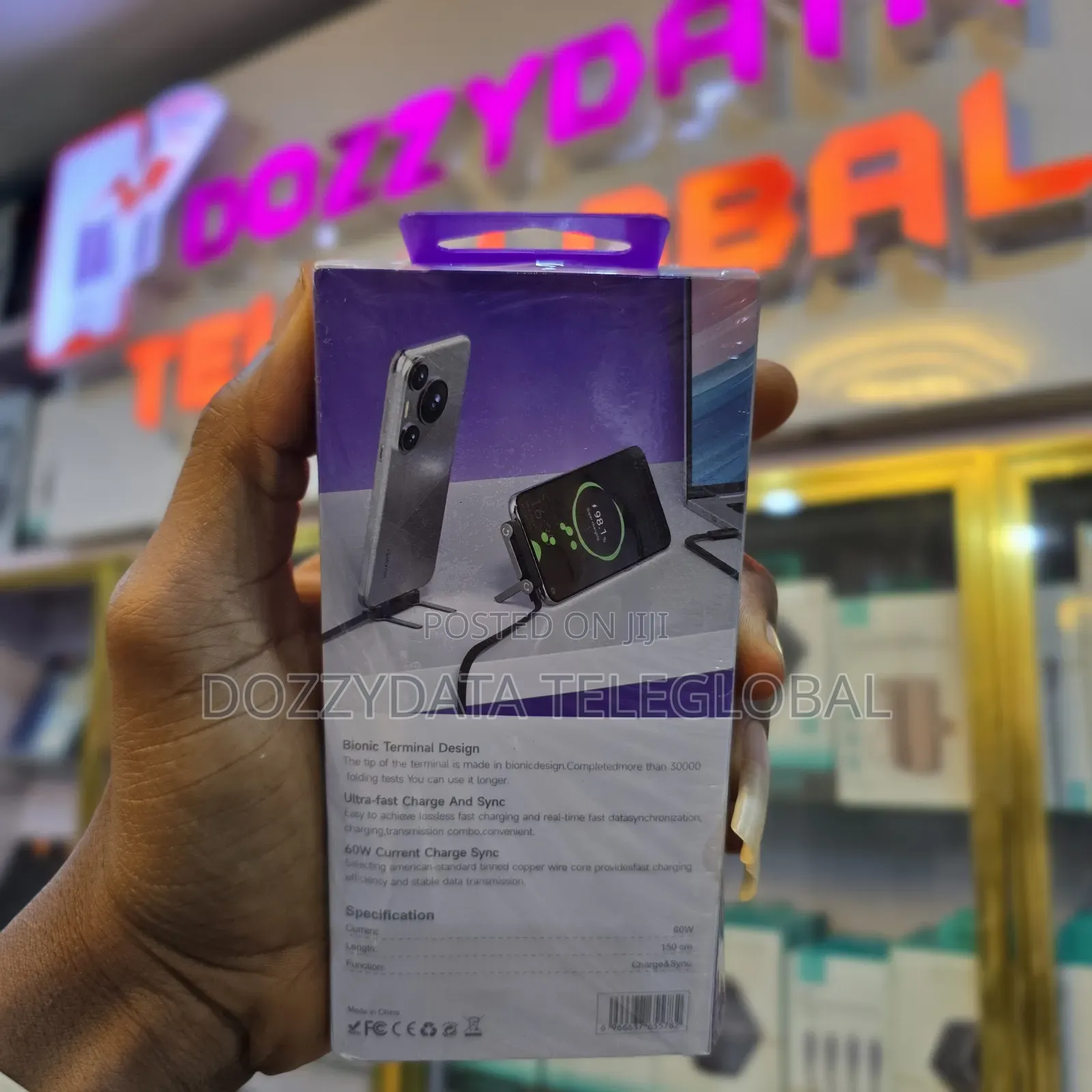 Poga 60w PD-10 Foldable Stand Data Cable