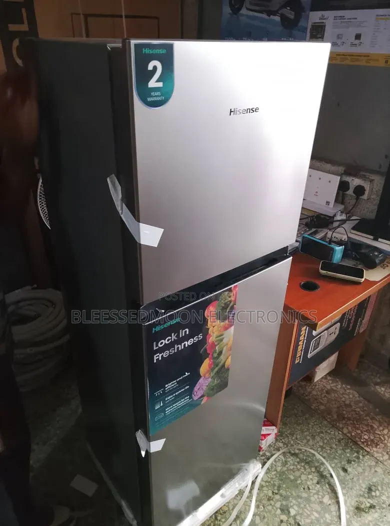 HISENSE Low Voltage Stabilizer Free Standing Fridge With 2 Years W