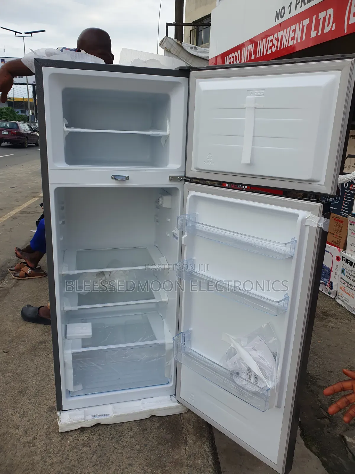 HISENSE Low Voltage Stabilizer Free Standing Fridge With 2 Years W