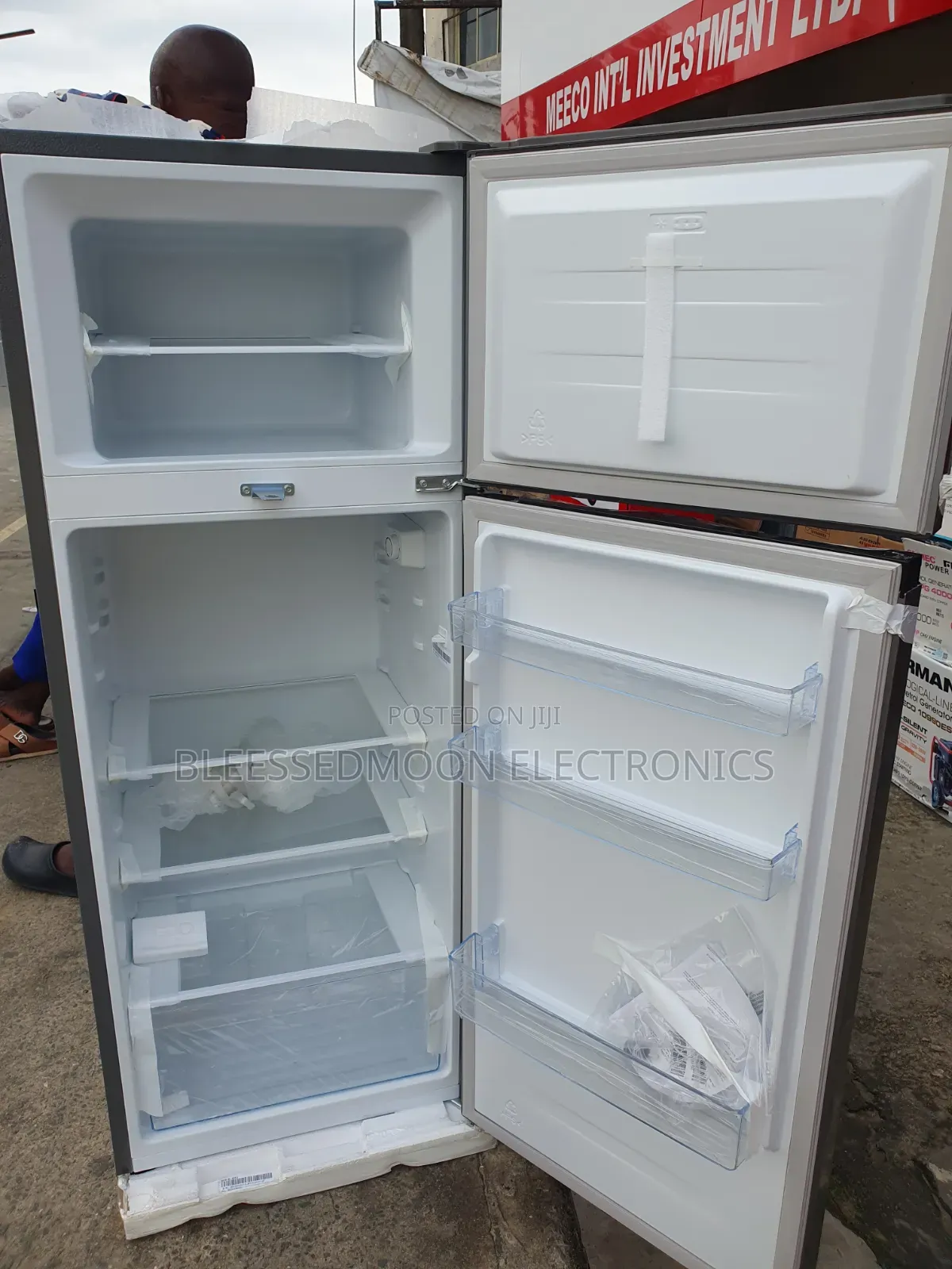 HISENSE Low Voltage Stabilizer Free Standing Fridge With 2 Years W