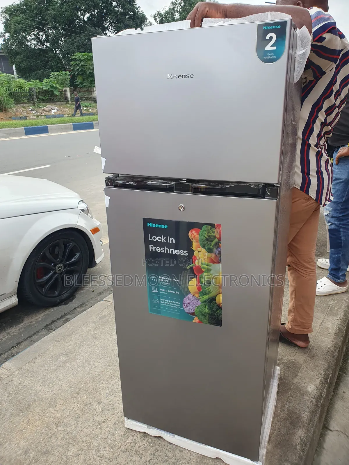 HISENSE Low Voltage Stabilizer Free Standing Fridge With 2 Years W