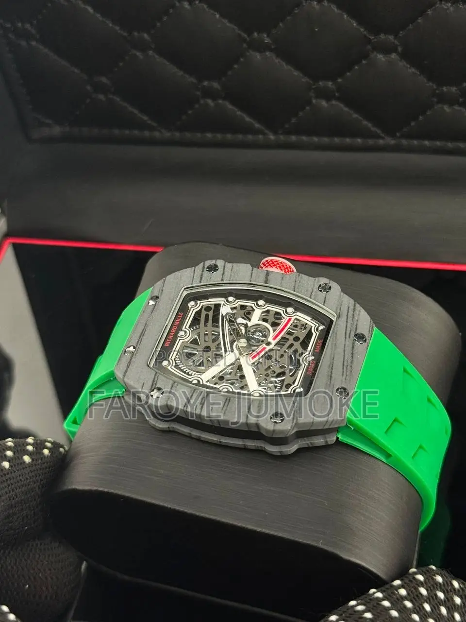 Luxury Men’s Skeleton Silicone Wristwatch – Premium Fashion Watch