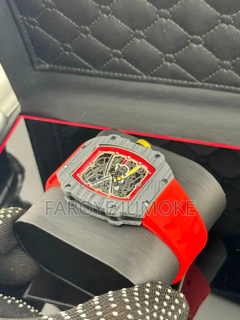 Luxury Men’s Skeleton Silicone Wristwatch – Premium Fashion Watch