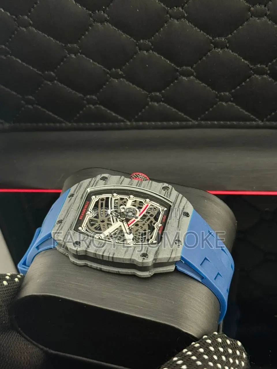 Luxury Men’s Skeleton Silicone Wristwatch – Premium Fashion Watch