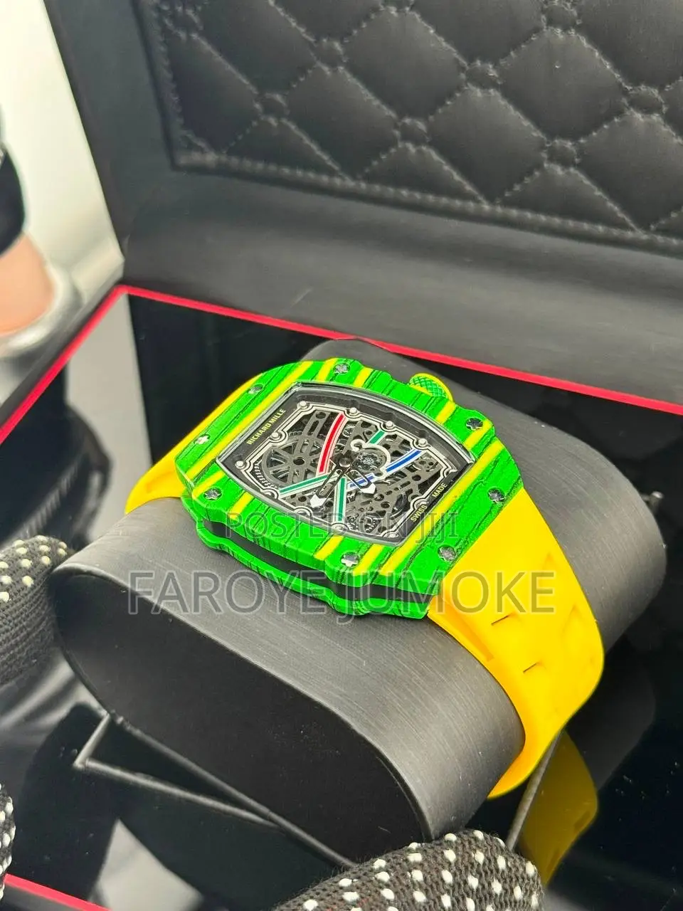 Luxury Men’s Skeleton Silicone Wristwatch – Premium Fashion Watch