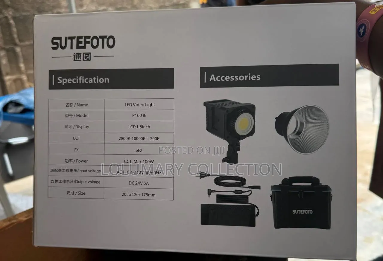 Sutefoto P100 Bi Led Video Light