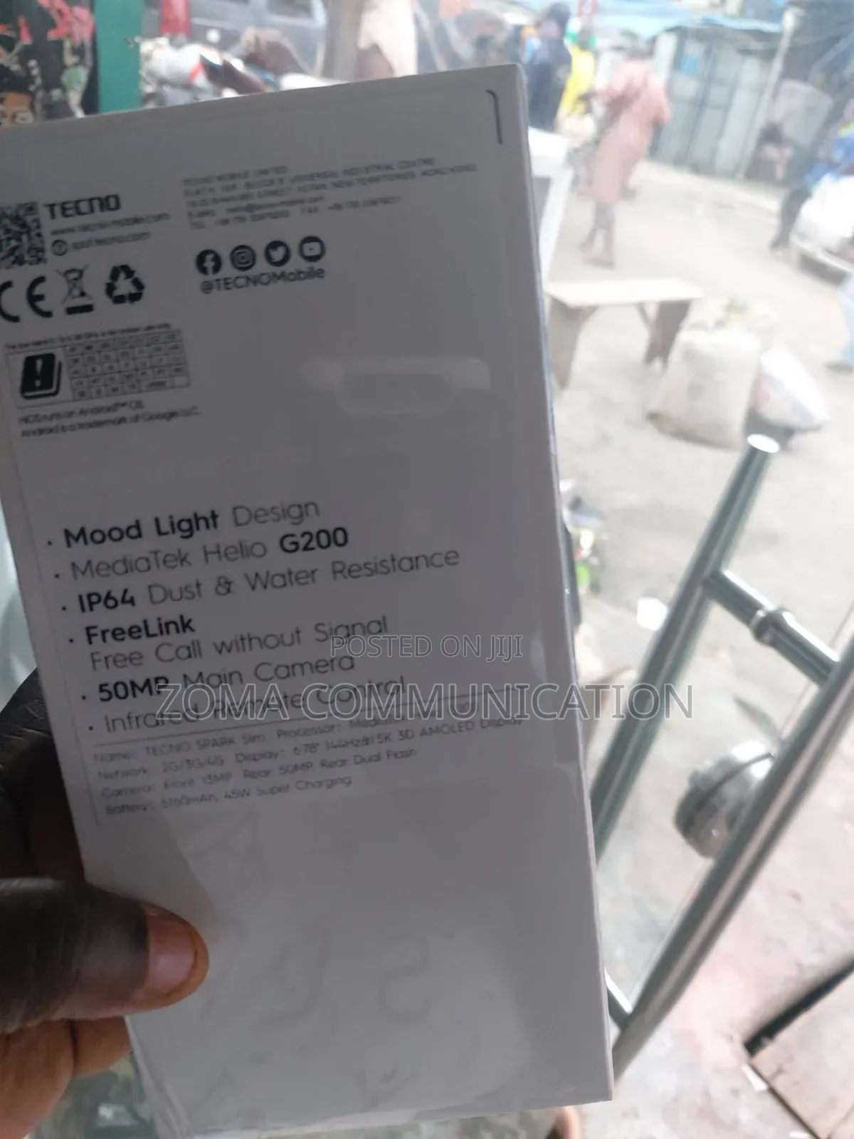 New Tecno Spark Slim 256 GB White