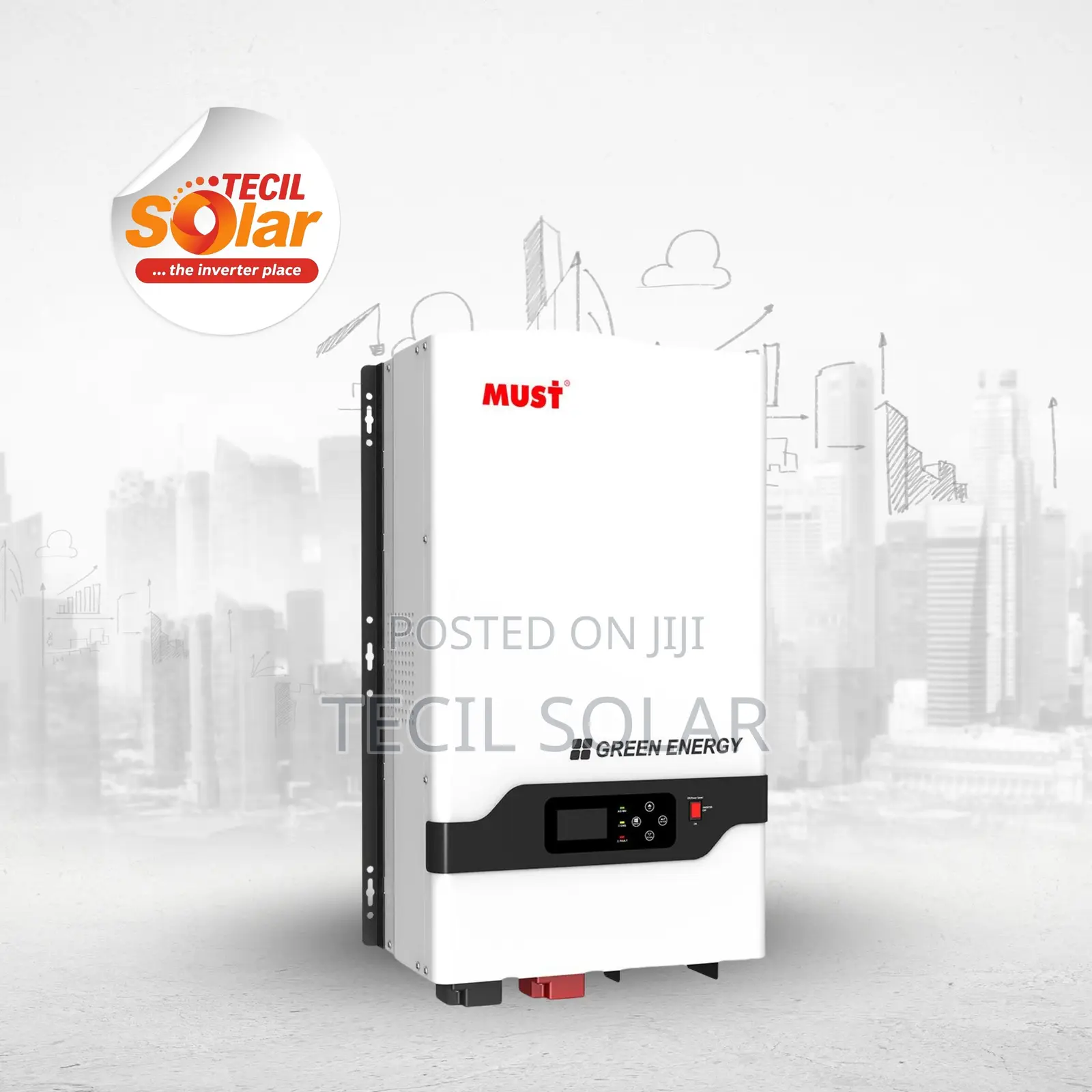 12kva/48v Must Hybrid Inverter.