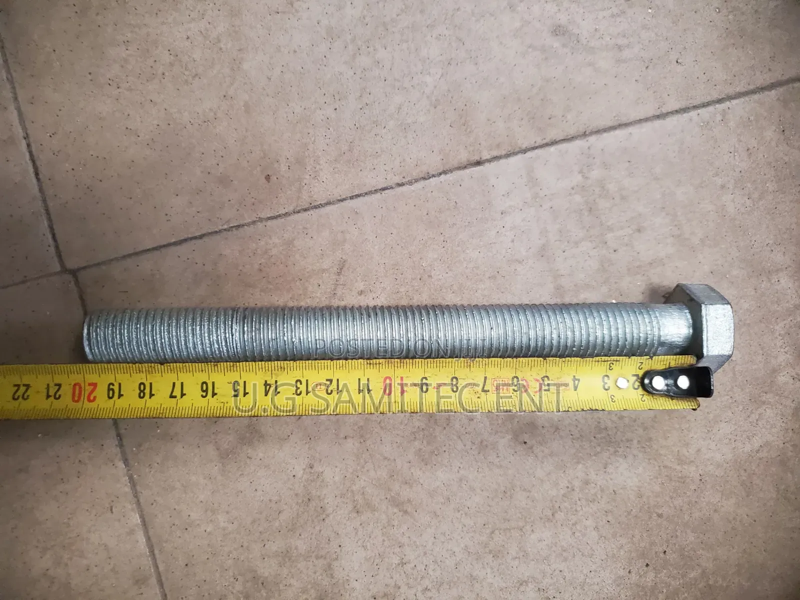 M20x200 Steel 8.8 Bolt and Nut