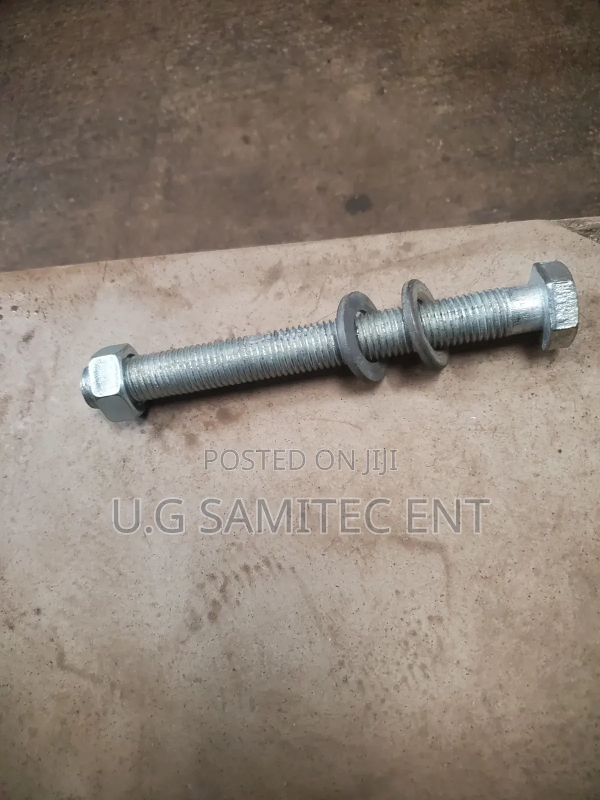 M20x200 Steel 8.8 Bolt and Nut