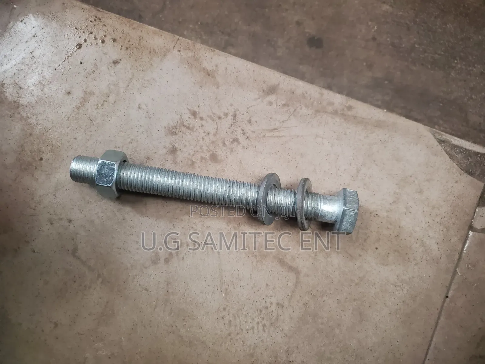 M20x200 Steel 8.8 Bolt and Nut