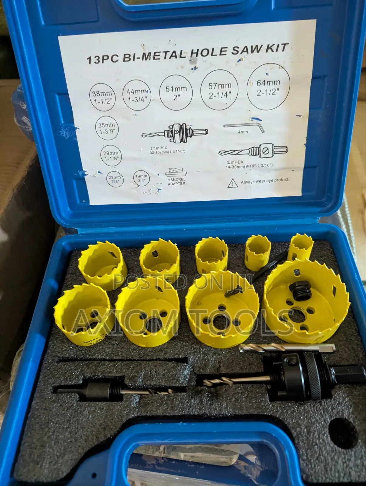 13pcs Metal Hole Saw Kit