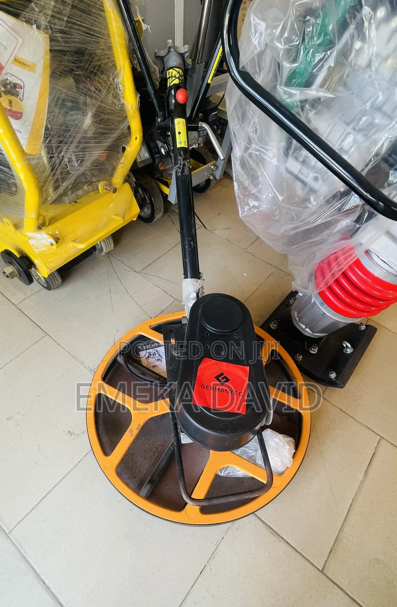 Germantec Concrete Finishing Power Trowel.