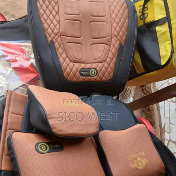 Original Leather Brown Car Seats Cover