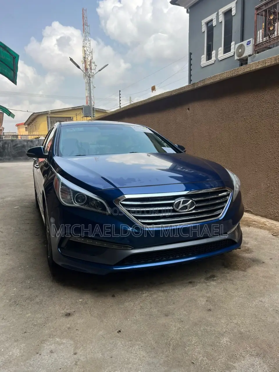 Hyundai Sonata Limited 4dr Sedan (2.4L 4cyl 6A) 2015 Blue