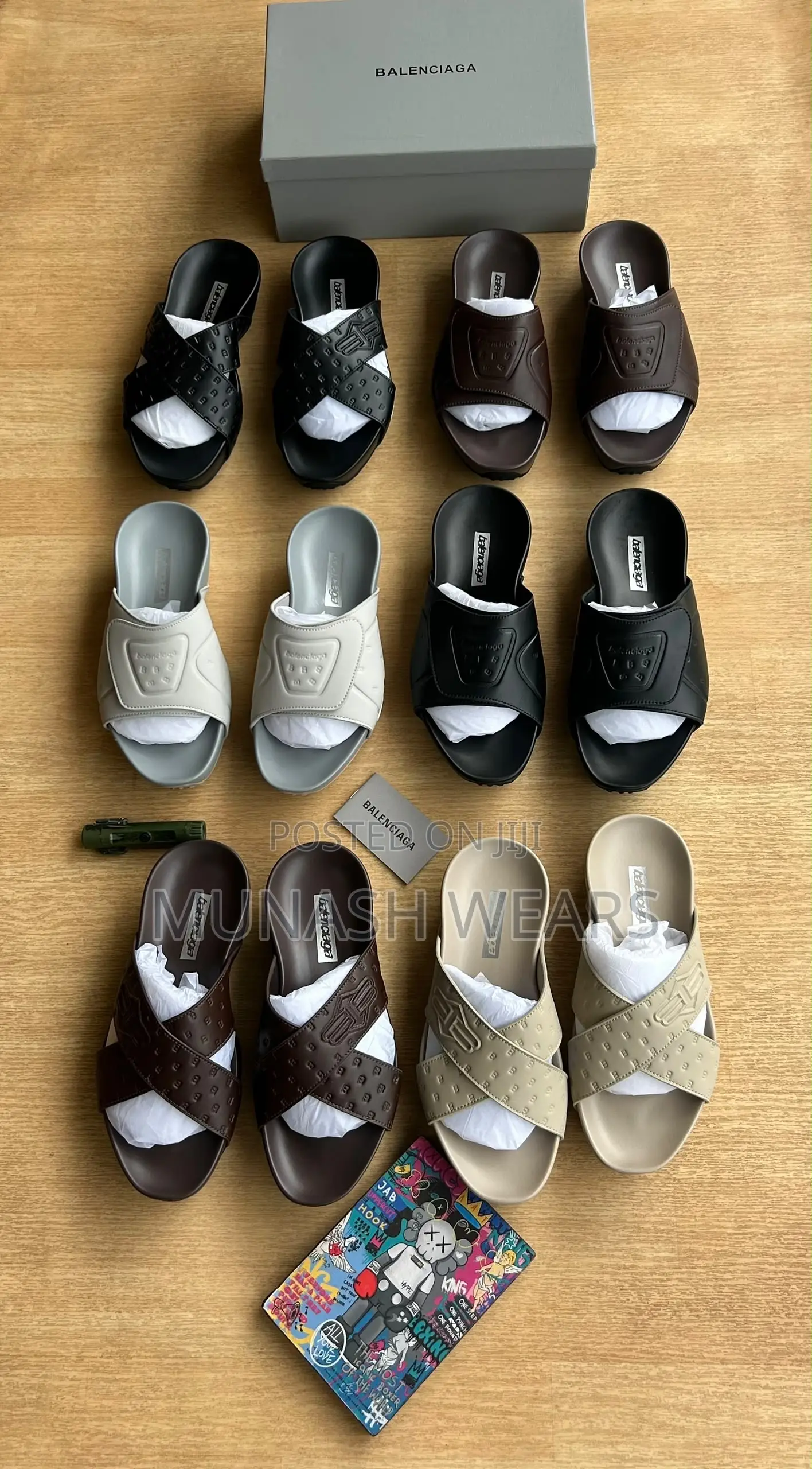 BALENCIAGA Clog Slide Available in Colors 40-46