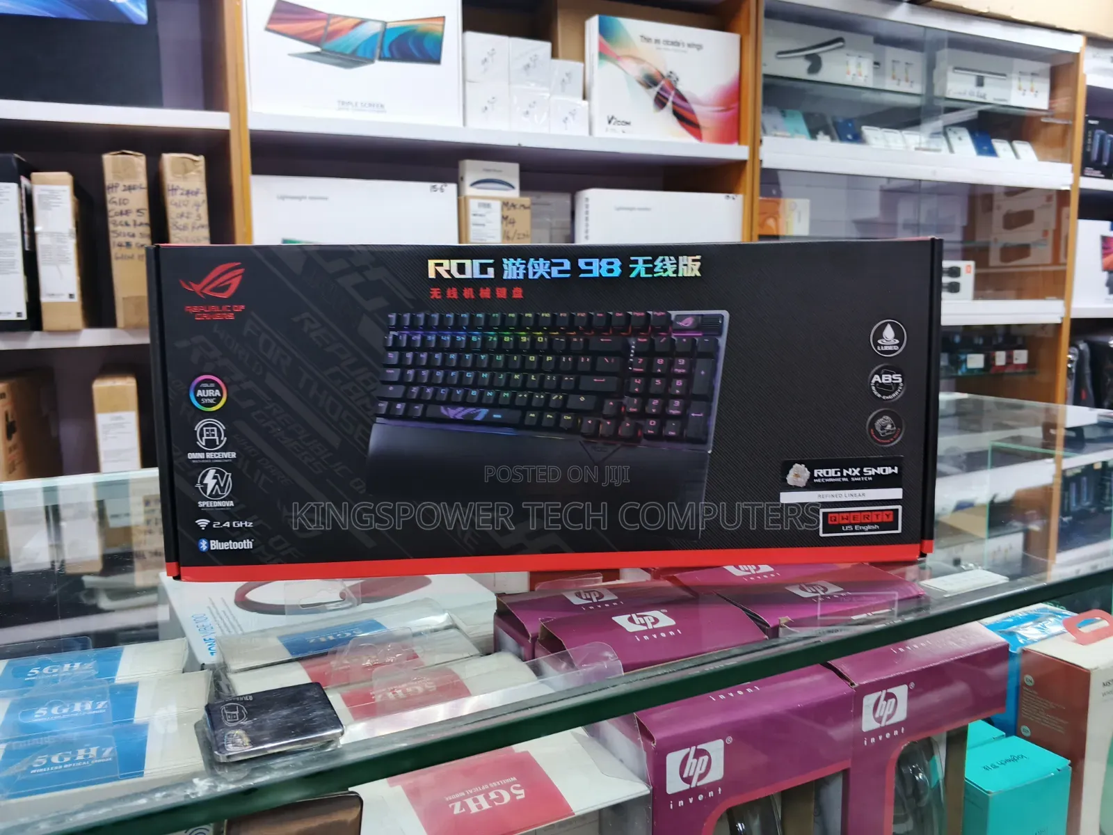 ASUS Rog NX Snow Wireless Mechanical Gaming Keyboard