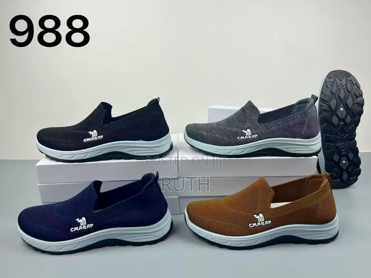 Men's Lightweight Breathable Slip-on Casual Sneakers