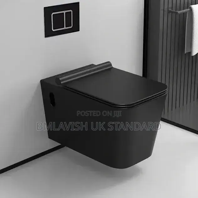 Ideal Standard Black Wall Hung Water Closet