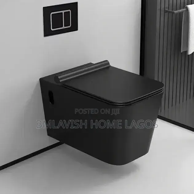 Ideal Standard Black Wall Hung Water Closet
