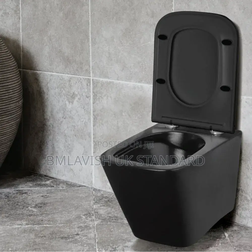 Ideal Standard Black Wall Hung Water Closet