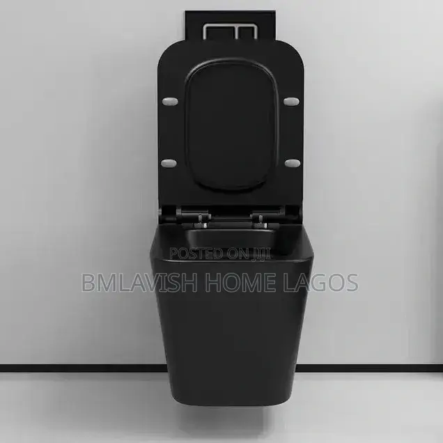 Ideal Standard Black Wall Hung Water Closet