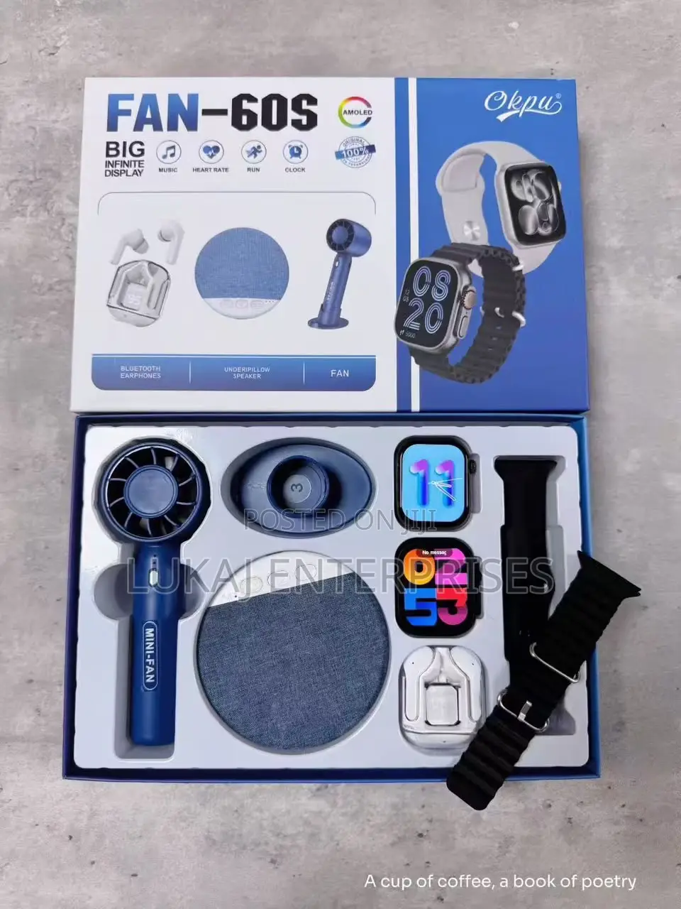2smartwatch With Fan Set