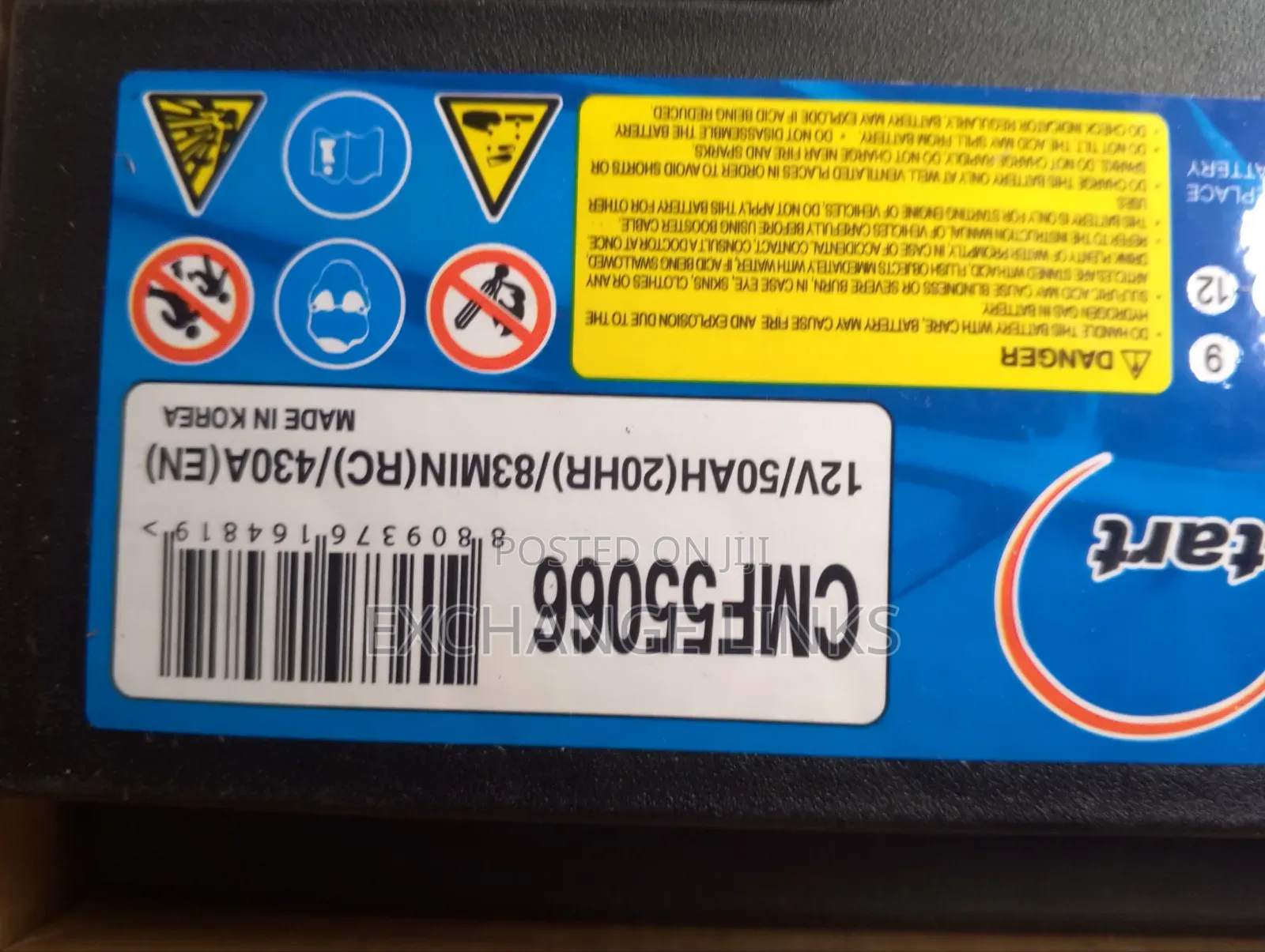 50Ah Battery Everstart for 2020 Corolla