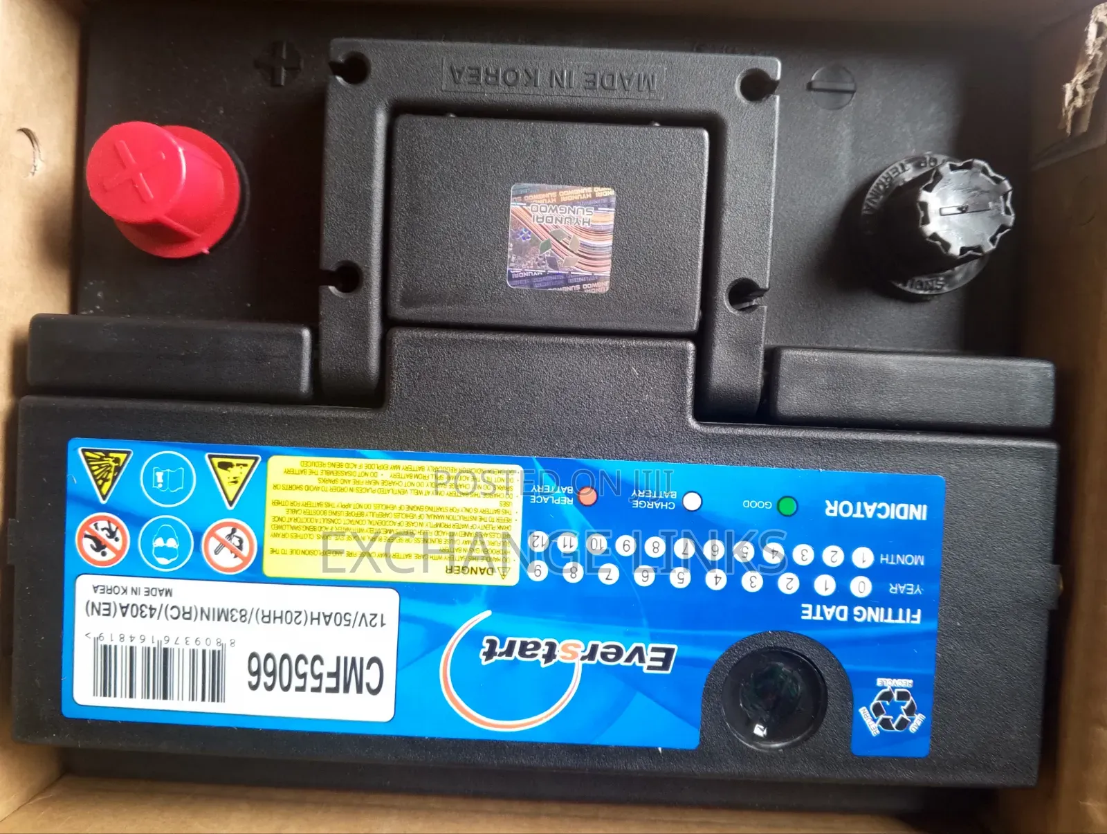 50Ah Battery Everstart for 2020 Corolla