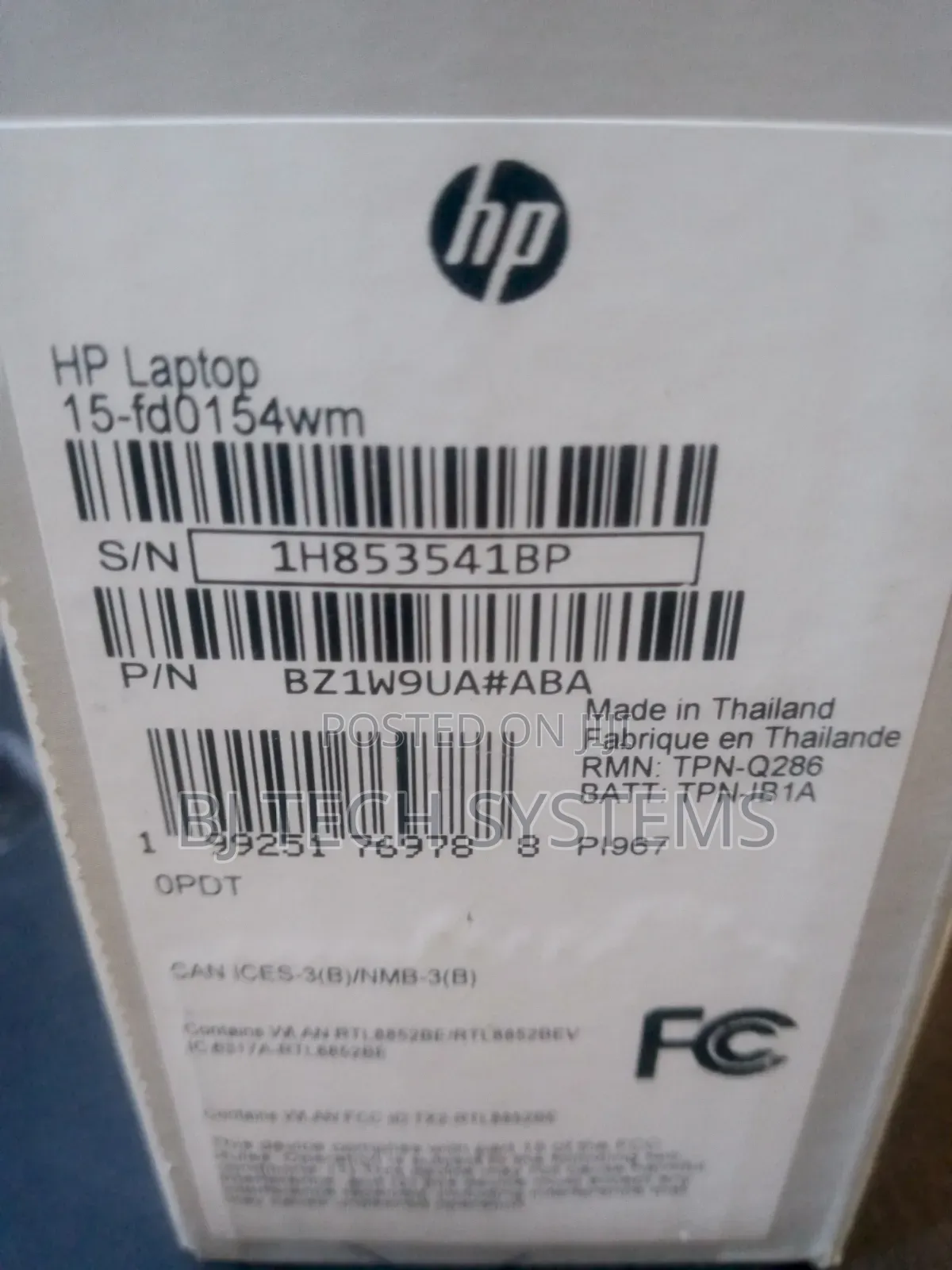 New Laptop HP 15 8GB Intel Core i5 SSD 512GB