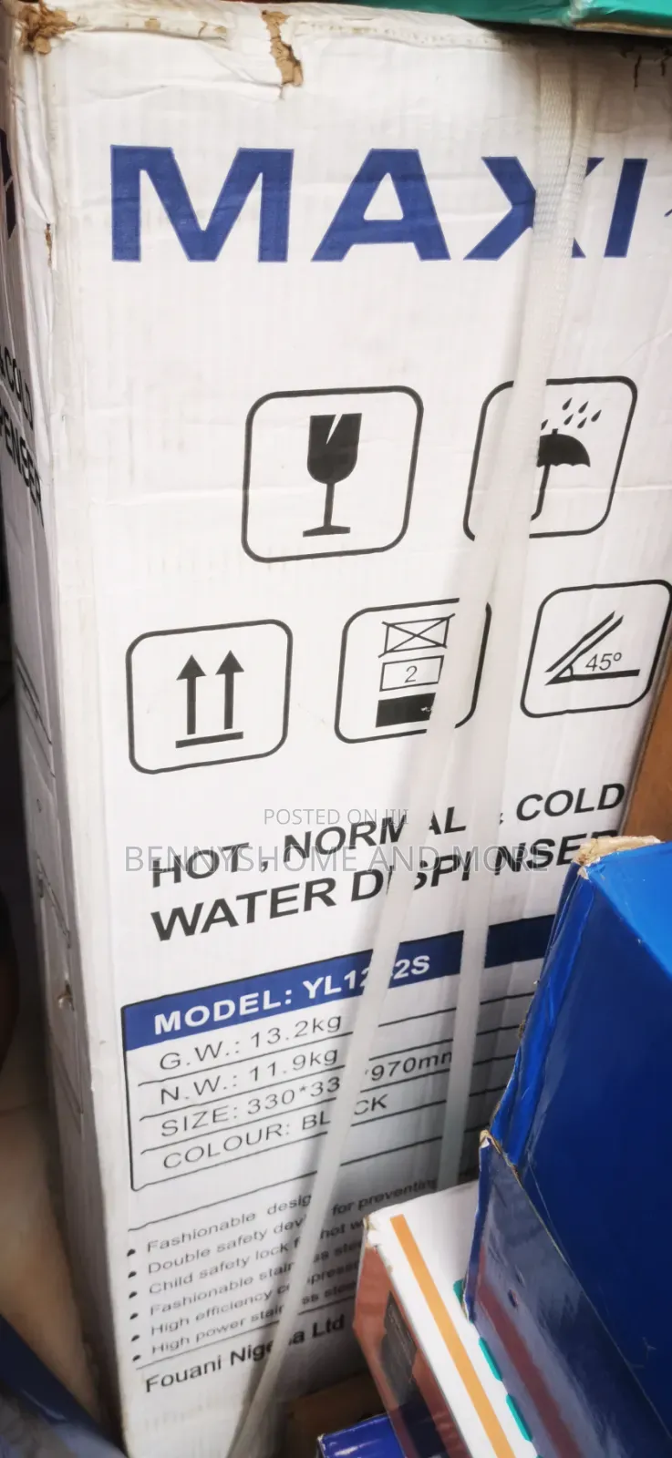 Maxi
Hot, Normal Cold Water Dispenser
Yl1242s Model