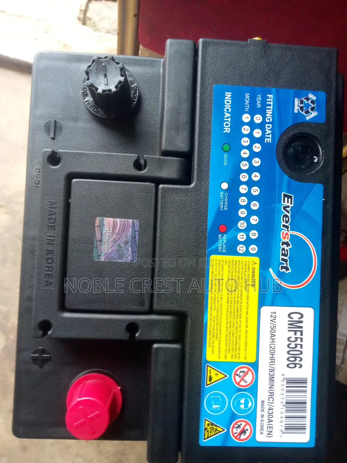 Everstart 50Ah Battery for Corolla