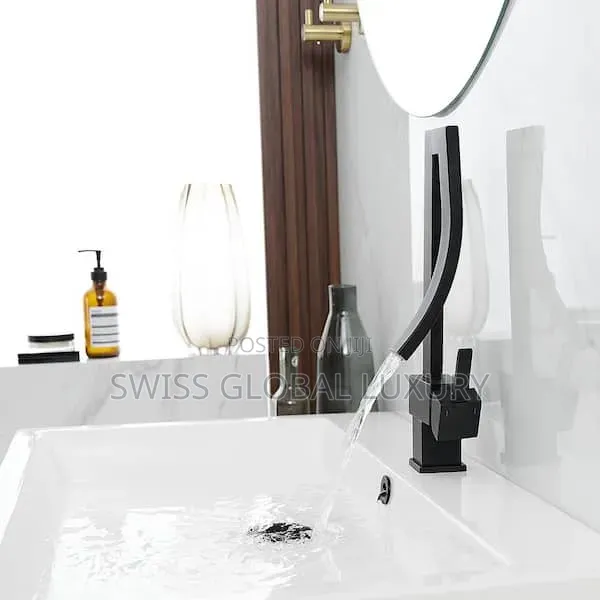 Quality Standard Basin Mixer Tap, Available in Black and Chrome