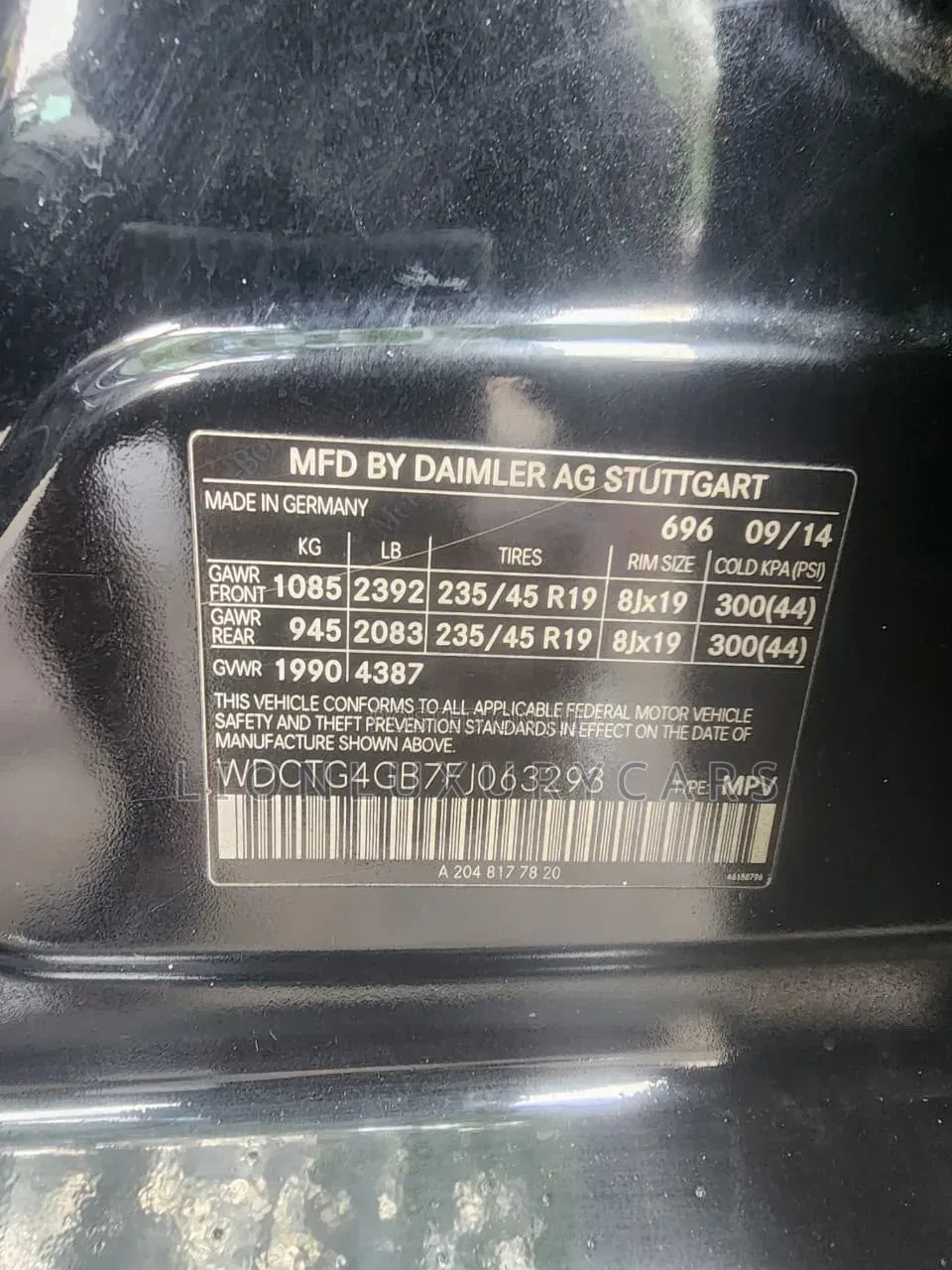 Mercedes-Benz GLA 250 2016 Black