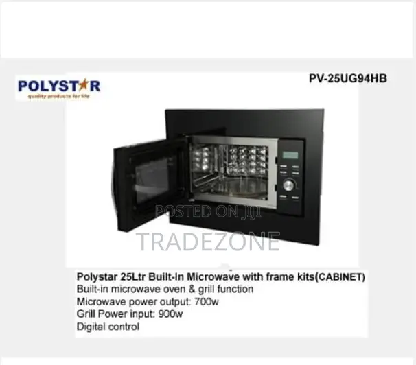 Polystar Built-in Microwave Oven PV-25UG94HB