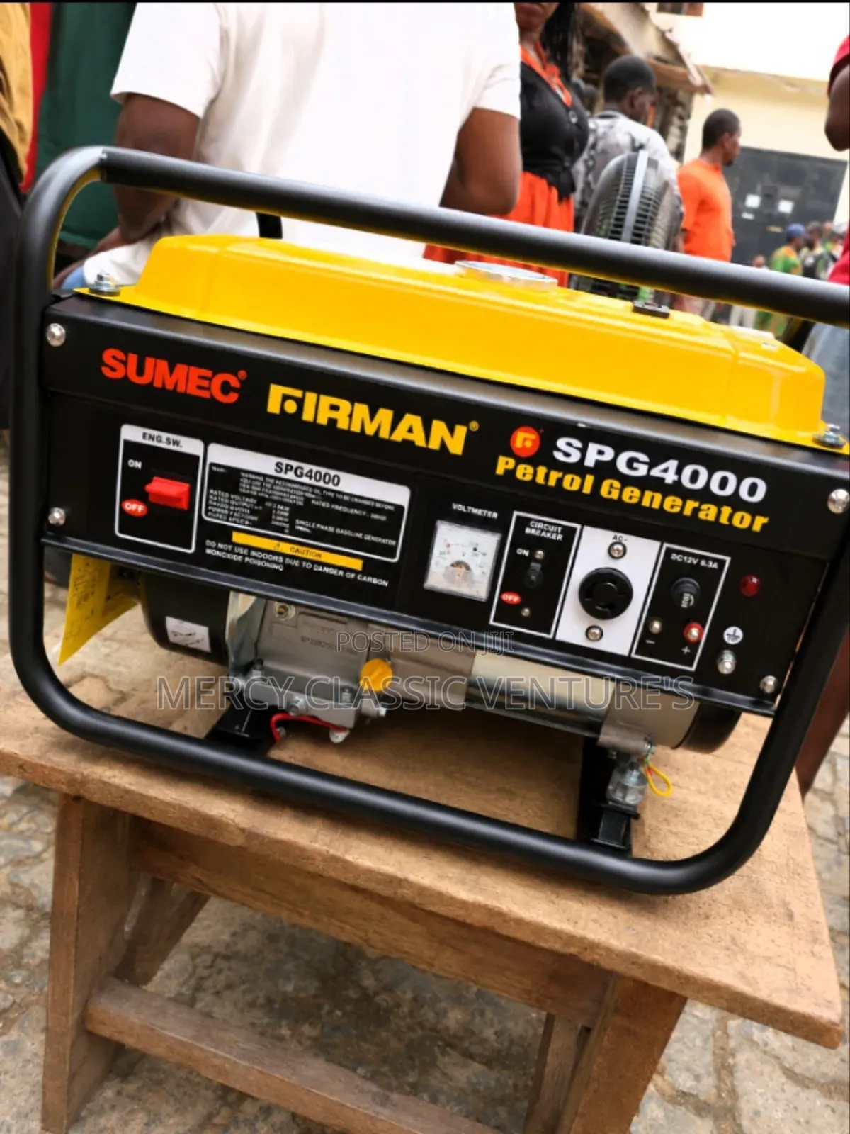 SUMEC FIRMAN SPG4000 3.5KVA Petrol Generator – Reliable Fuel Saver