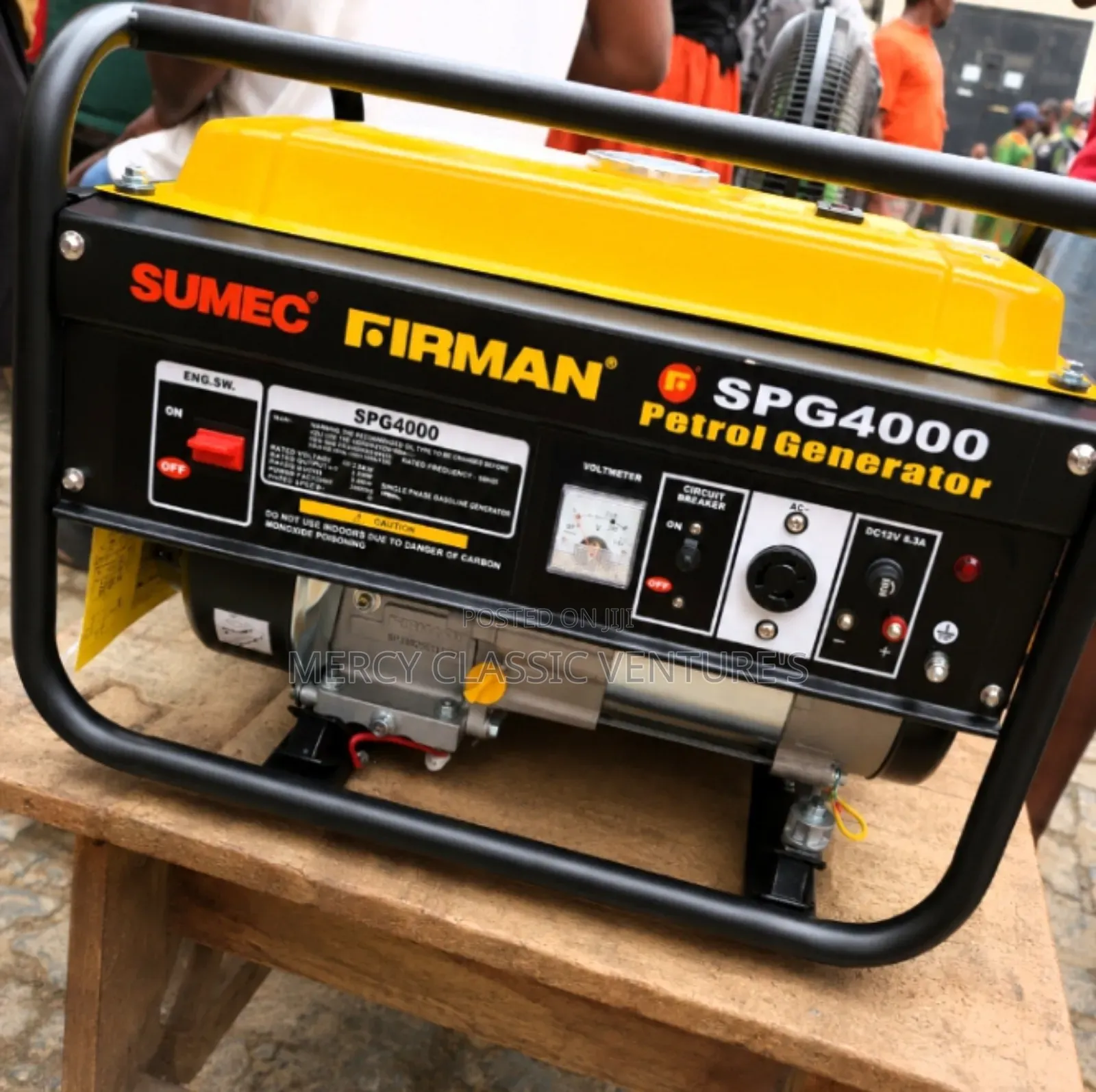 SUMEC FIRMAN SPG4000 3.5KVA Petrol Generator – Reliable Fuel Saver