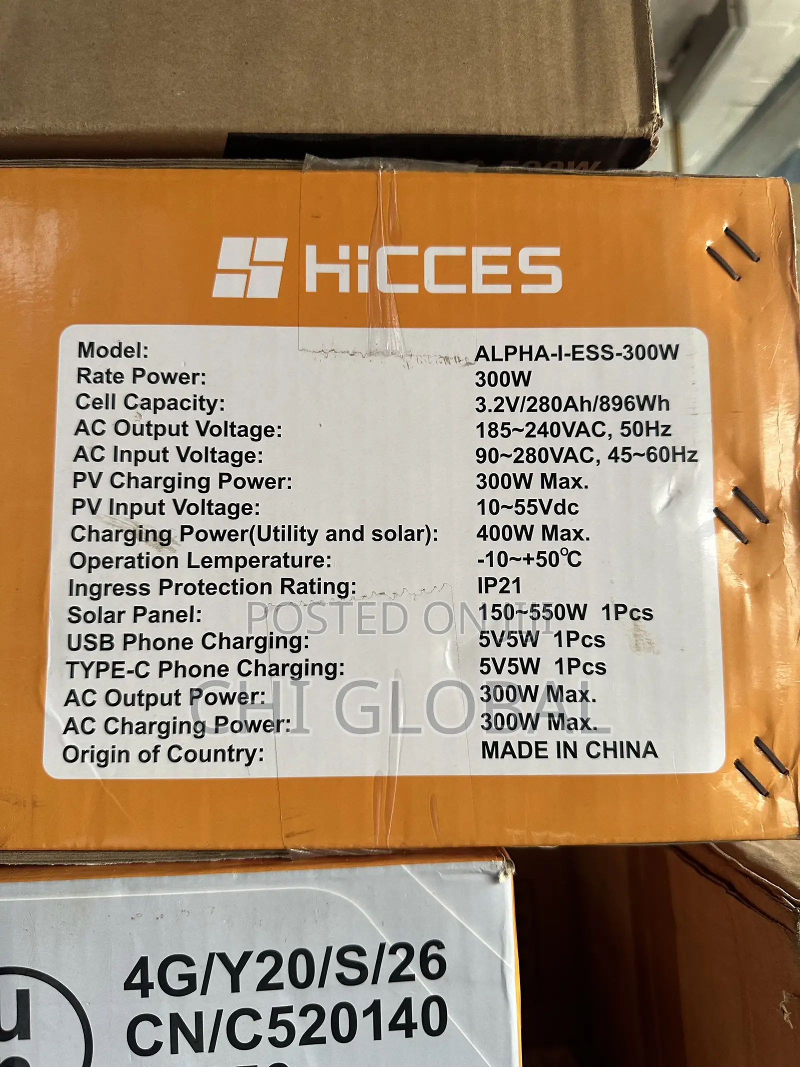 Hicces 1kwh 300w Solar Generator