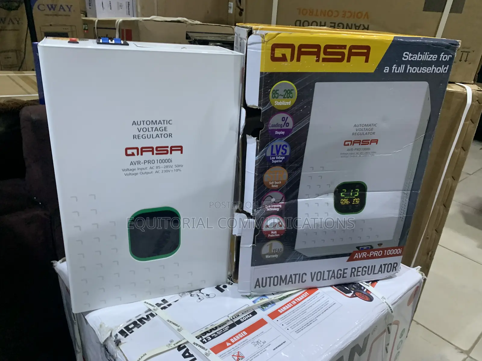 QASA AVR-PRO 10000i Automatic Voltage Stabilizer