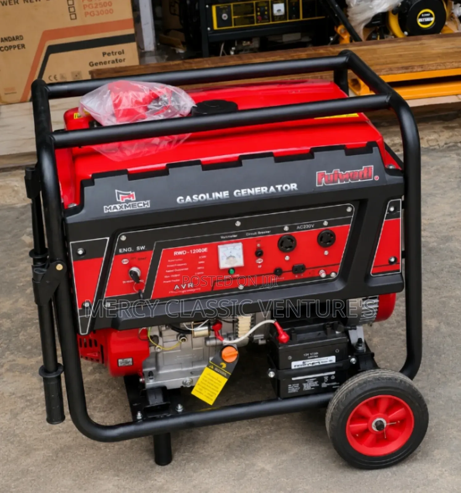 MAXMECH Fulwatt 5.5KVA Petrol Generator – Reliable Power for Home