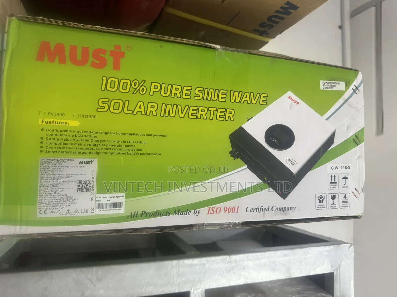 Must 10kva Exp Hybrid Solar Inverter